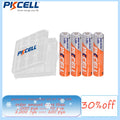 4PC  AAA Battery 900Mwh 1.6V Ni-Zn AAA Rechargeable Batteries for Flashlight Toys with 1Pcs Battery Box for AA AAA Battery